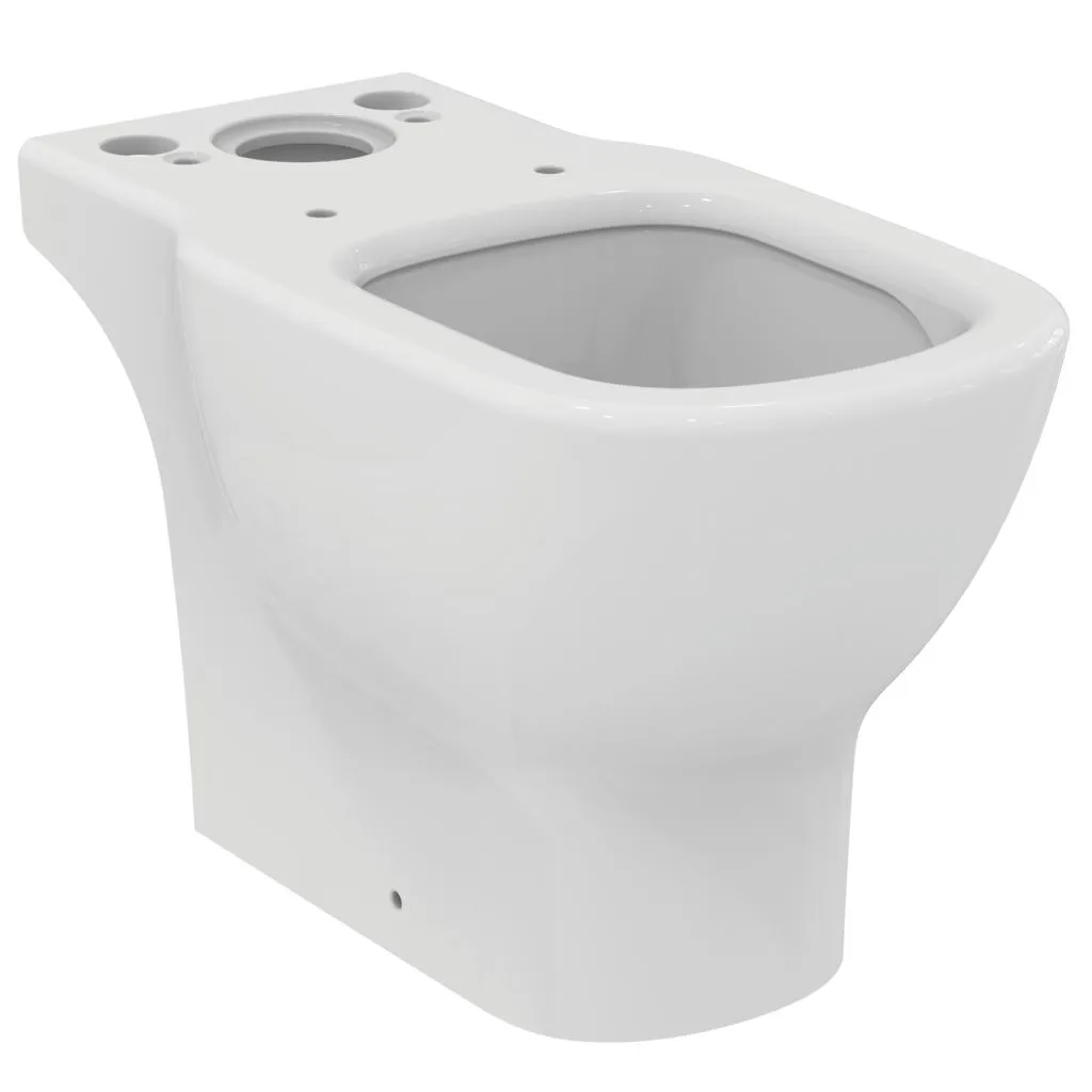 V0006D Промо-комплект 3 в 1 TESI AquaBlade® Напольный пристенный унитаз с бачком , горизонтальный (универсальный) выпуск, глубокий смыв, тонкое крышк