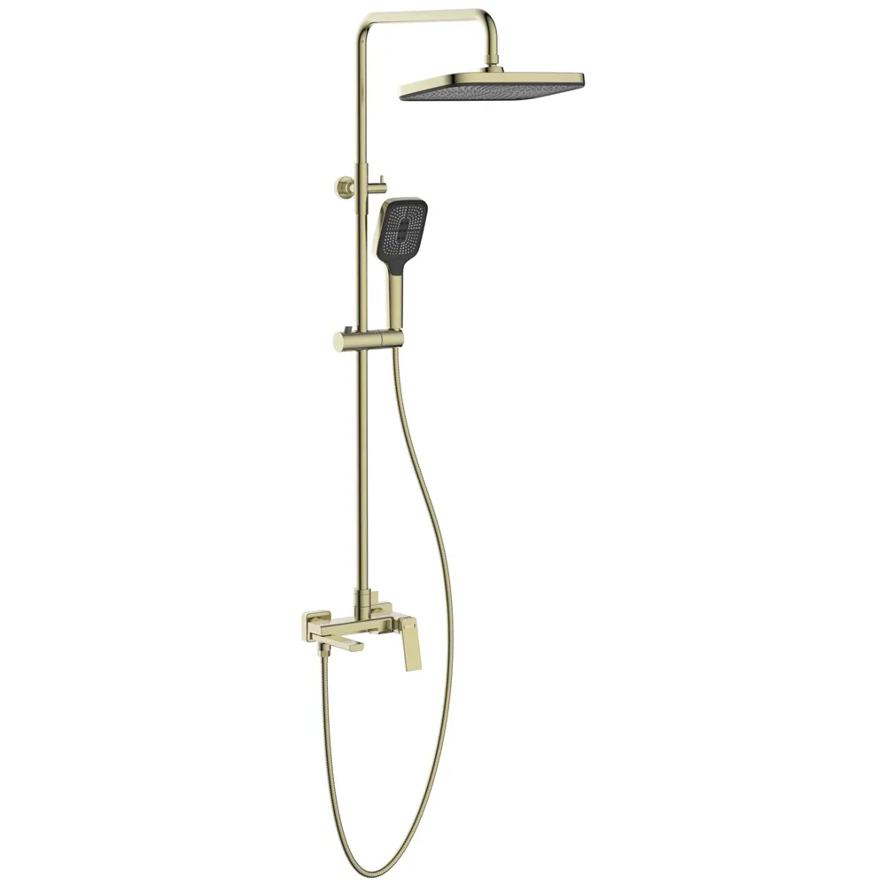 Душевая система Savol S-DG2345C, матовое золото