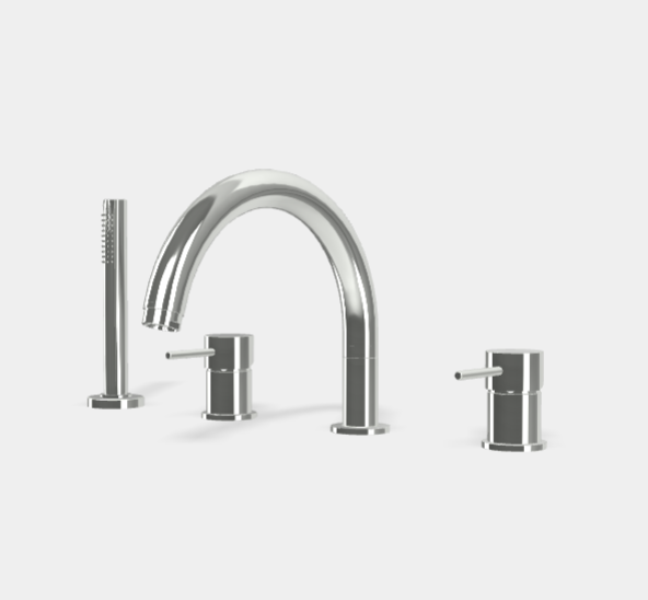 Смеситель для ванны Fima Carlo Frattini Spillo Up, хром (F3044NCR)