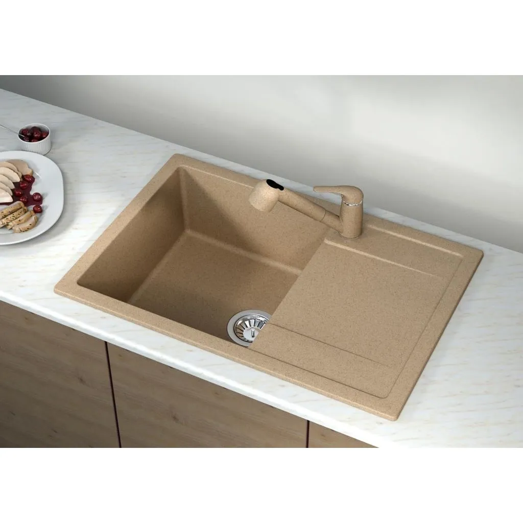 Кухонная мойка Dr. Gans ТЕХНО 25.030.D0760.405, терра