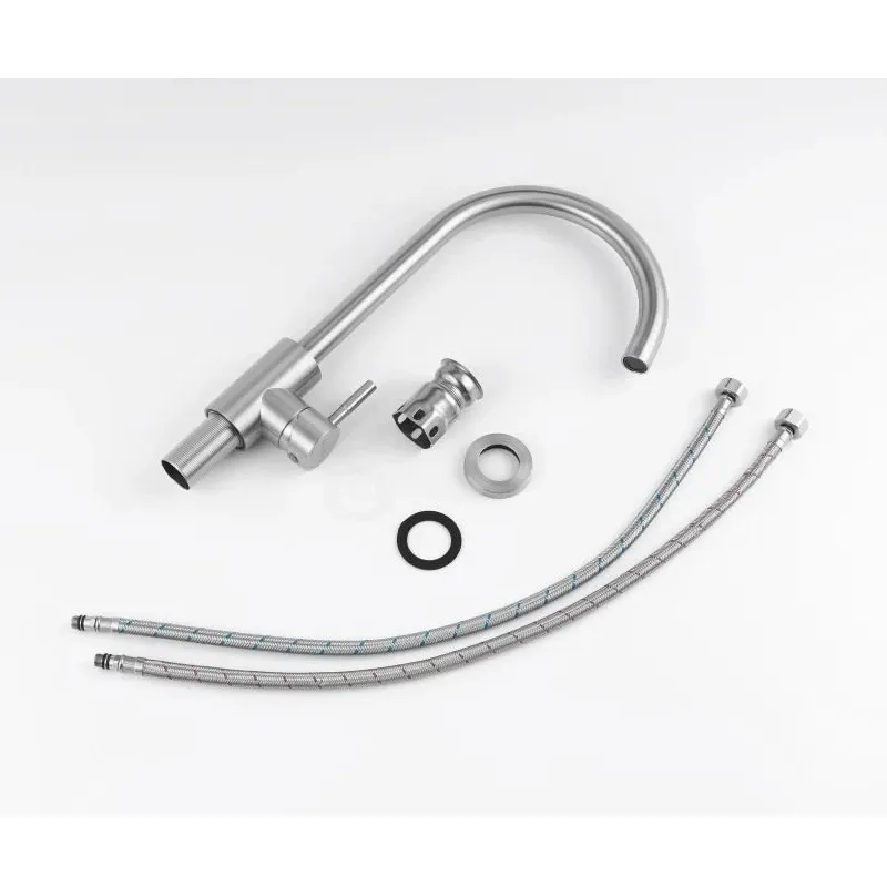 Смеситель для кухни Knotlor SS-01, сатин