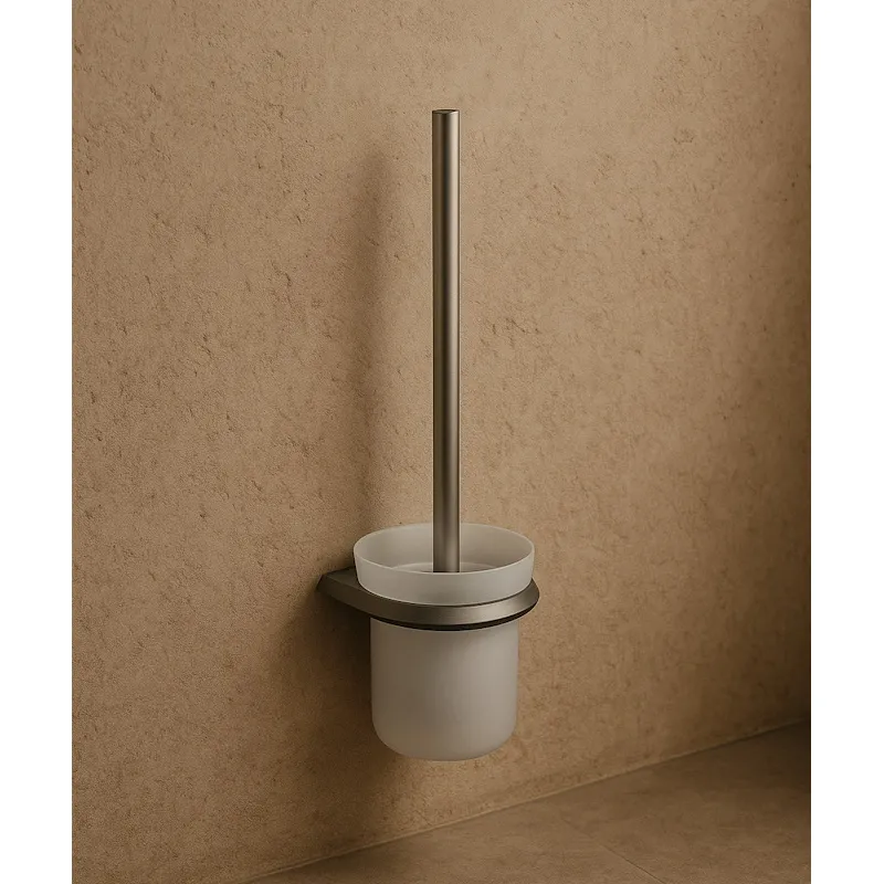 Ершик для унитаза Knotlor TB103GM, оружейная сталь