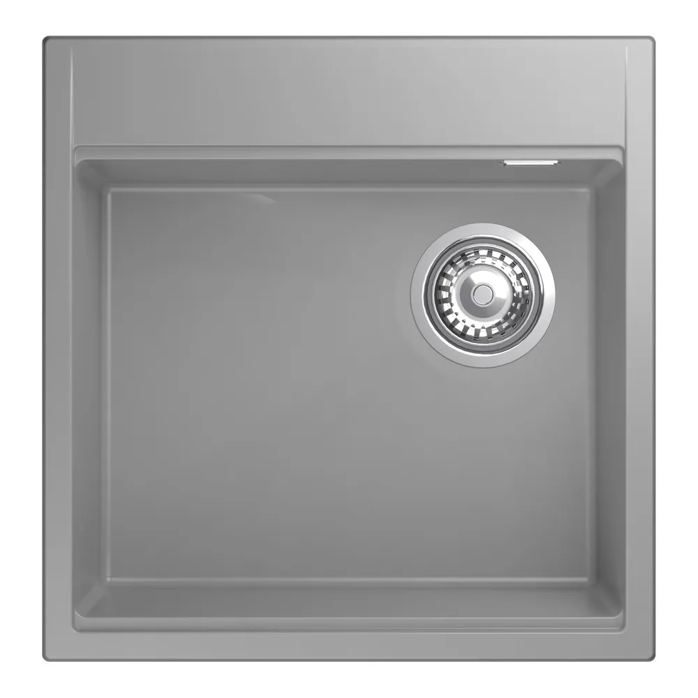 Кухонная мойка Rivelato TESORO TR-505-R серый металлик