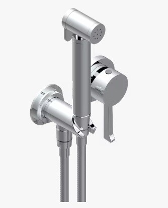 Гигиенический душ THG Hamptons with lever handles, никель PVD (G4S H55 5840/MBG)