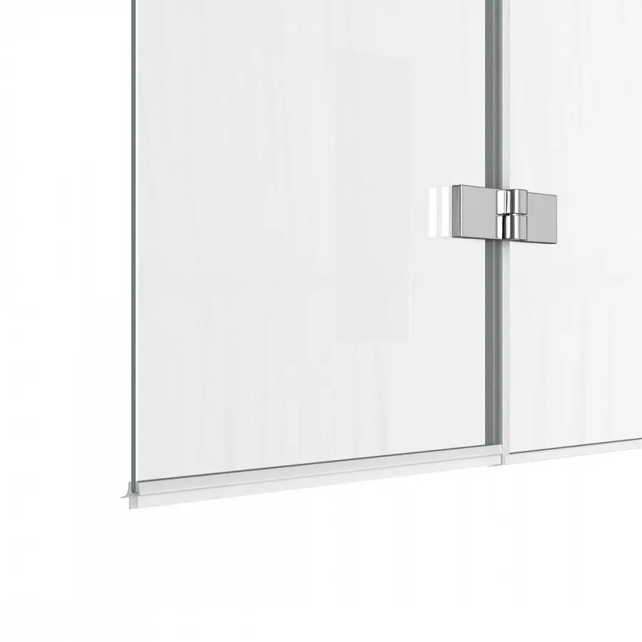 Шторка на ванну 80х140 см Maretti Valentina VA41R8014097-015, профиль хром