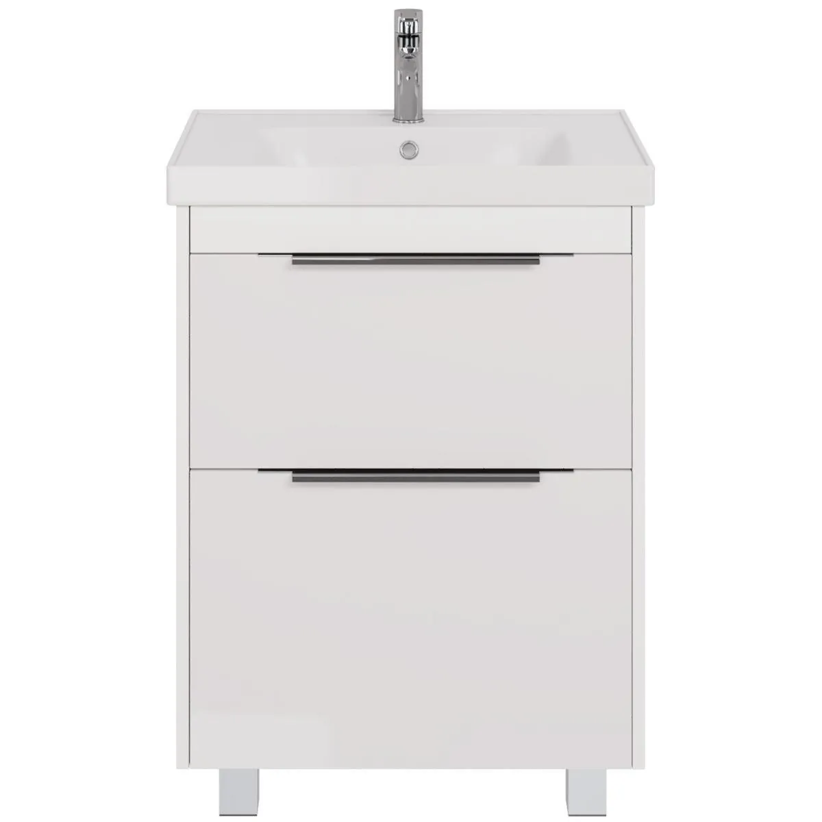 Тумба под раковину подвесная/напольная Dreja Prime 70 см, белый