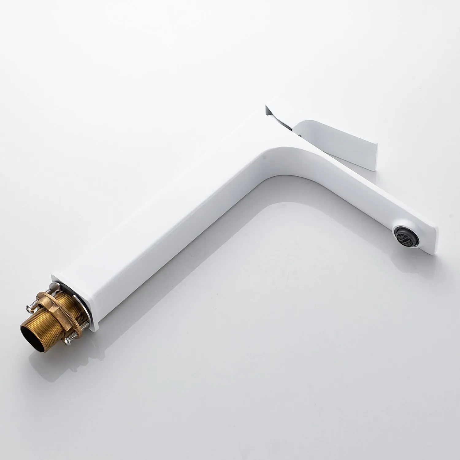 Смеситель для раковины высокий Shevanik S6111C, белый