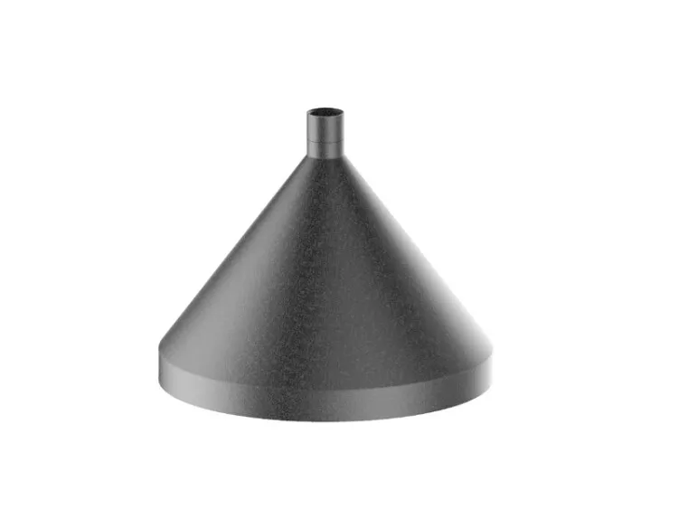 Верхний душ Fantini Fontane Bianche, 200х200х158, Matt Gun Metal PVD (47 P5 8106)