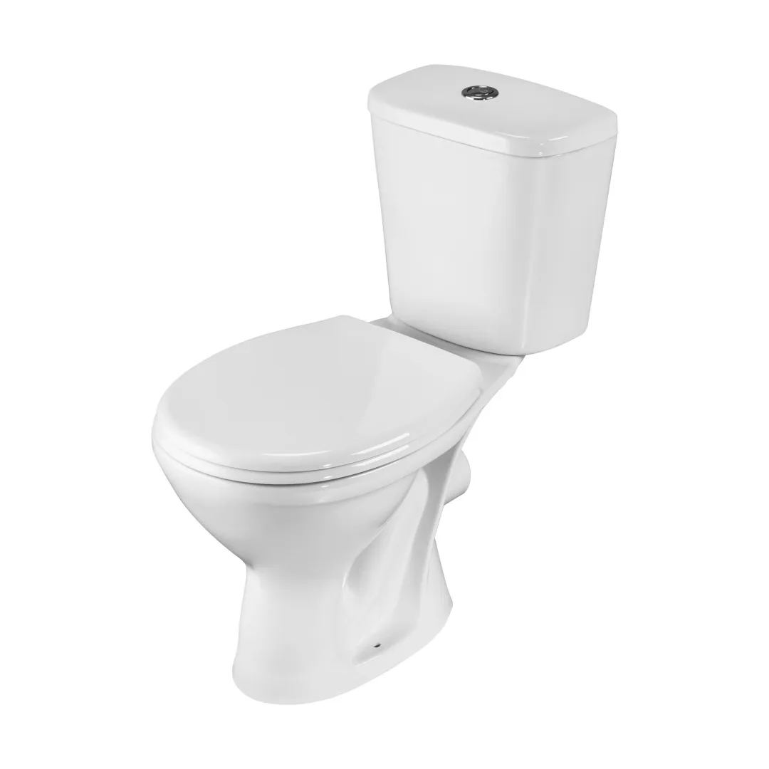1P2155S0000BF Унитаз-компакт Pro белый, сидение полипропилен (188055S0020B0), гор вып