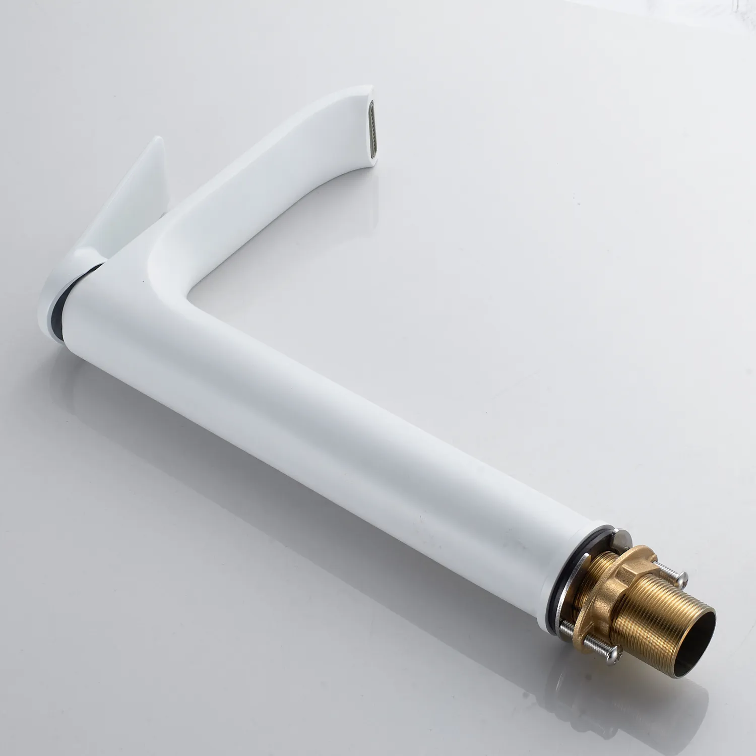 Смеситель для раковины высокий Shevanik S4111C, белый