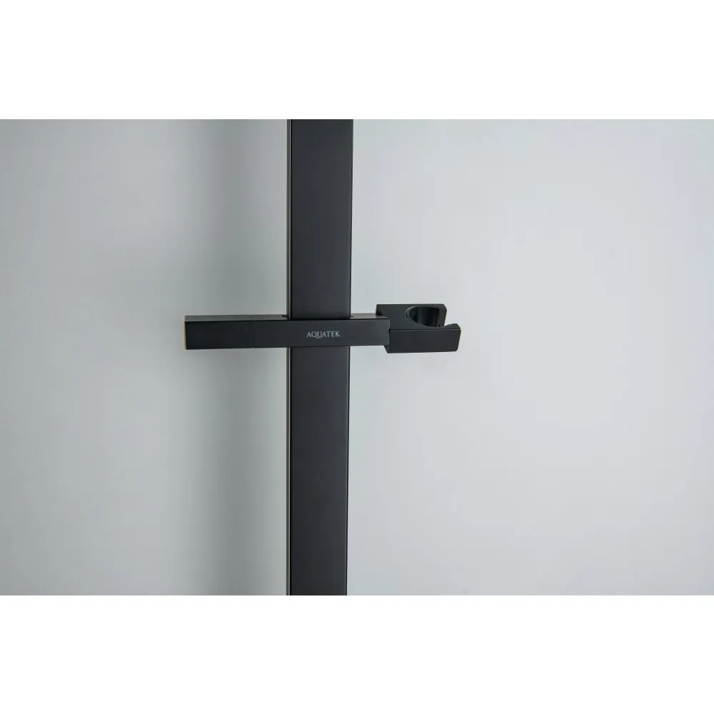 Душевой гарнитур AQUATEK ЛИБРА, 3jet 68 см, матовый черный AQ2019MB