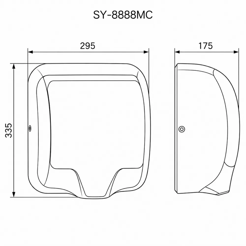 Сушилка для рук SenSyn SY-8888MC, хром