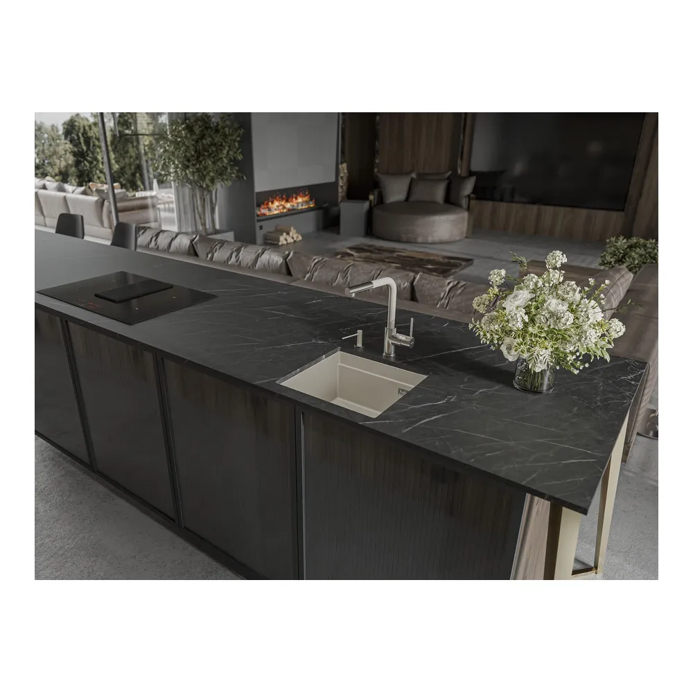 Кухонная мойка Rivelato LINO LN-454-R, топаз