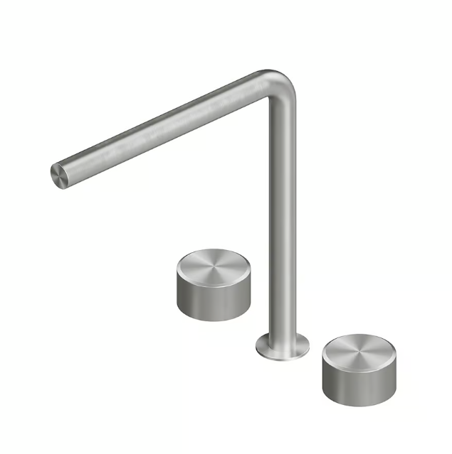 Смеситель для раковины Quadro design Stereo, сталь брашированная (16 32V AS)