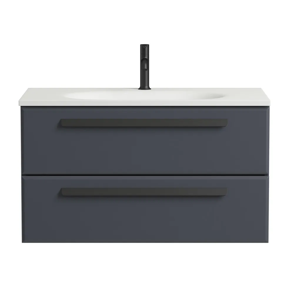 База под раковину подвесная Cezares Eco 900х480х500, Grafito (ECO-900-2C-SO-GR-P)