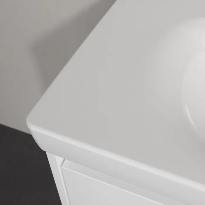 Pаковина для установки на тумбу Villeroy & Boch Skyla 800x460x160 с переливом, Альпийский белый (5A518001)