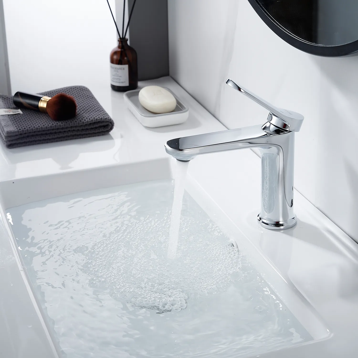 Смеситель для раковины Shevanik S4301, хром