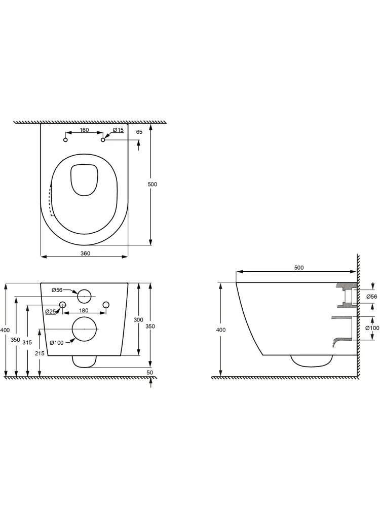 SET AQUATEK ЛИБЕРТИ INS-017 (рама AQUATEK Standard INS-0000017 (без крепежа и клавиши) + унитаз ЛИБЕРТИ AQ1999T-00 с тонким сиденьем sc)