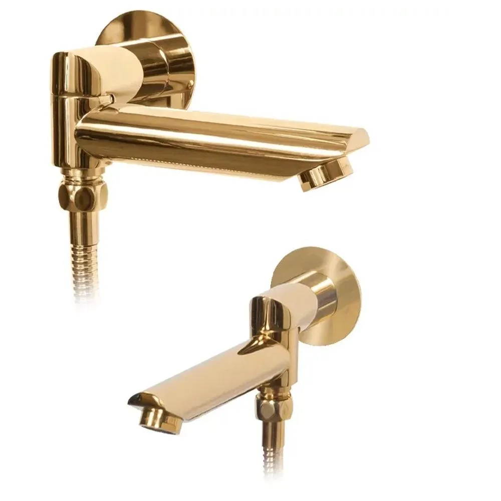 Душевая система встраиваемая Grocenberg GB5001GO, золото