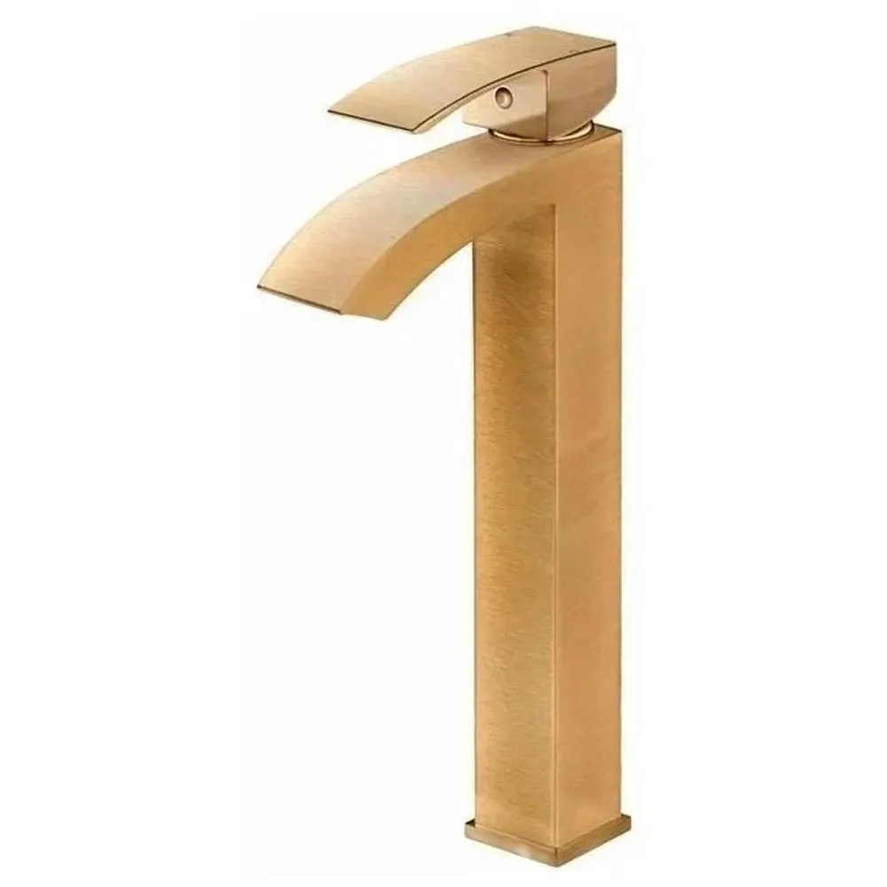 Смеситель для раковины высокий Grocenberg GB3007BR, бронза