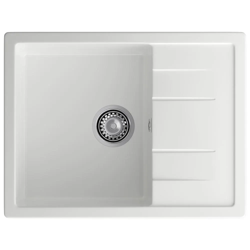 Кухонная мойка GranFest QUADRO 650L, иней