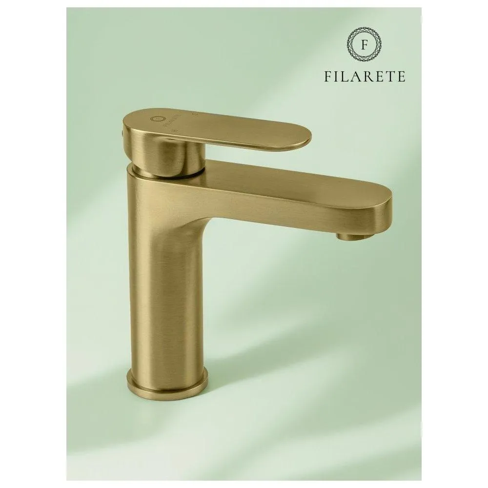 Смеситель для раковины FILARETE Retta FL5030MG, матовое золото