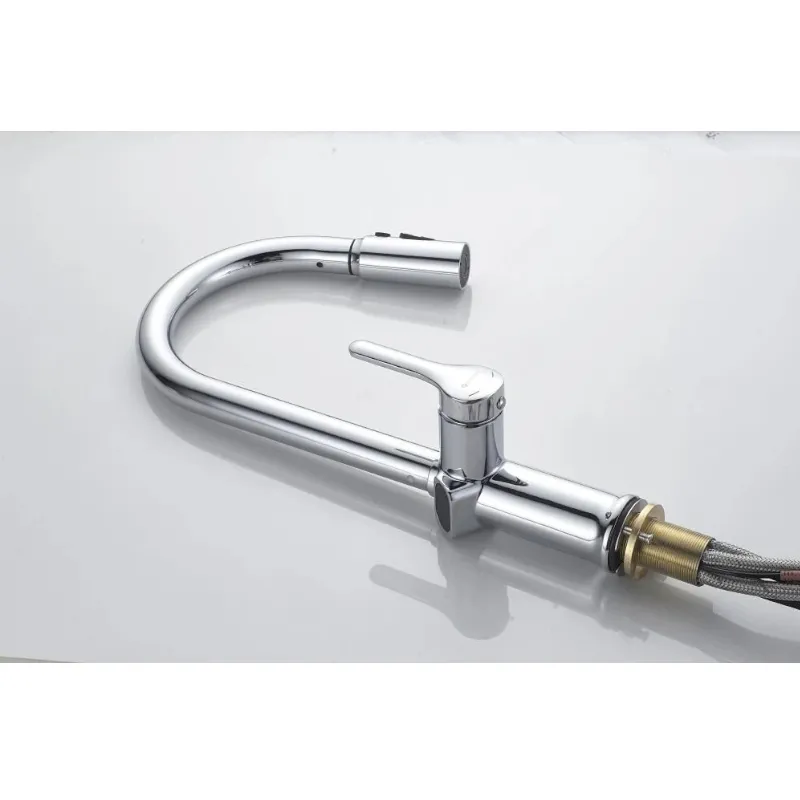 Смеситель для кухни с индикатором температуры Knotlor KN-100, хром