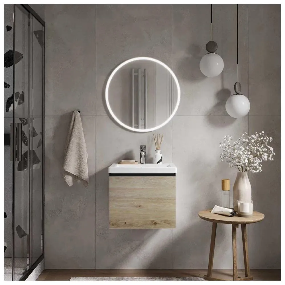 Тумба с раковиной напольная VIGO Cross 402-com, 50 см