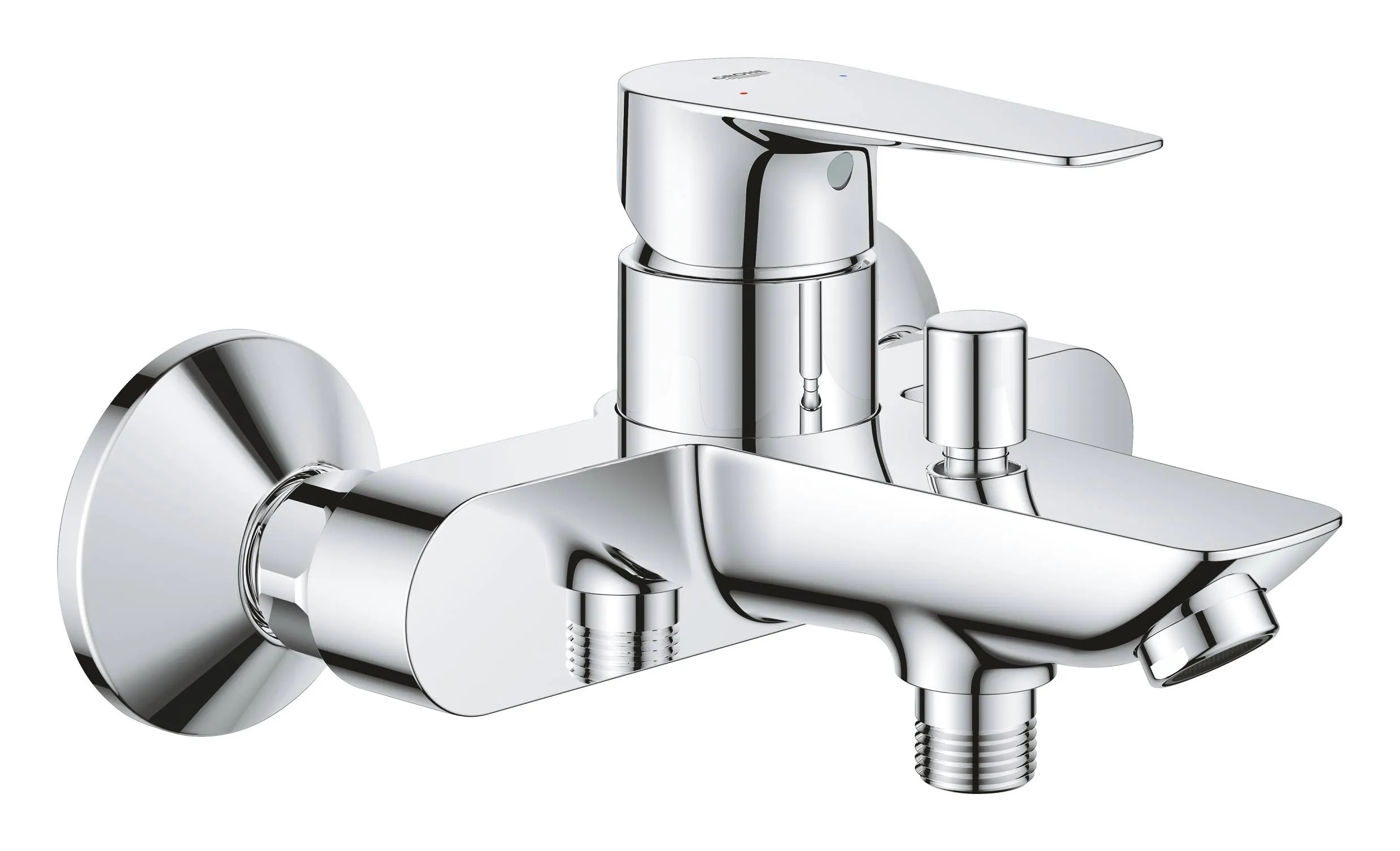 Смеситель для ванны GROHE BauEdge New с изливом, хром (арт. 23604001)