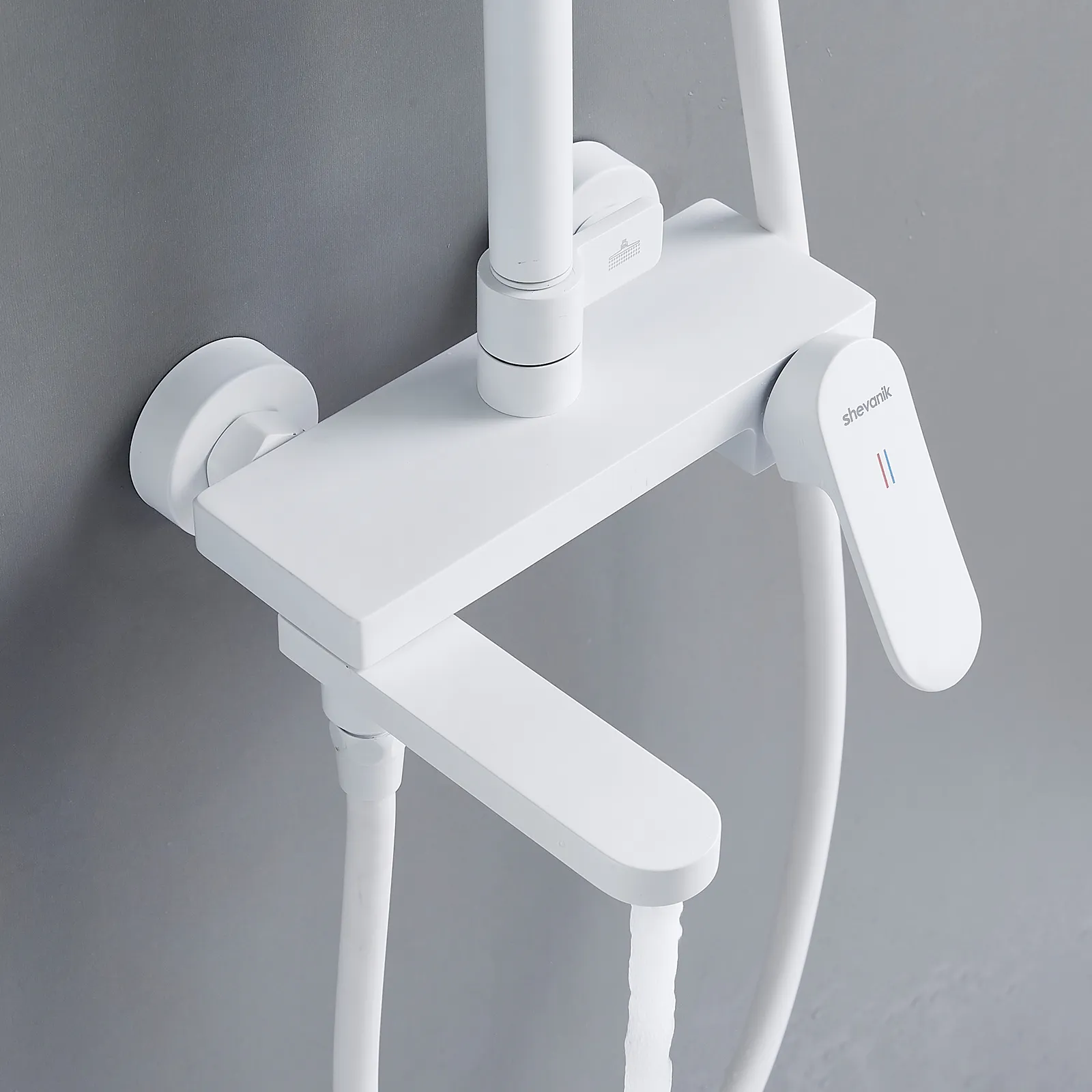 Душевая система Shevanik S4536C, белый