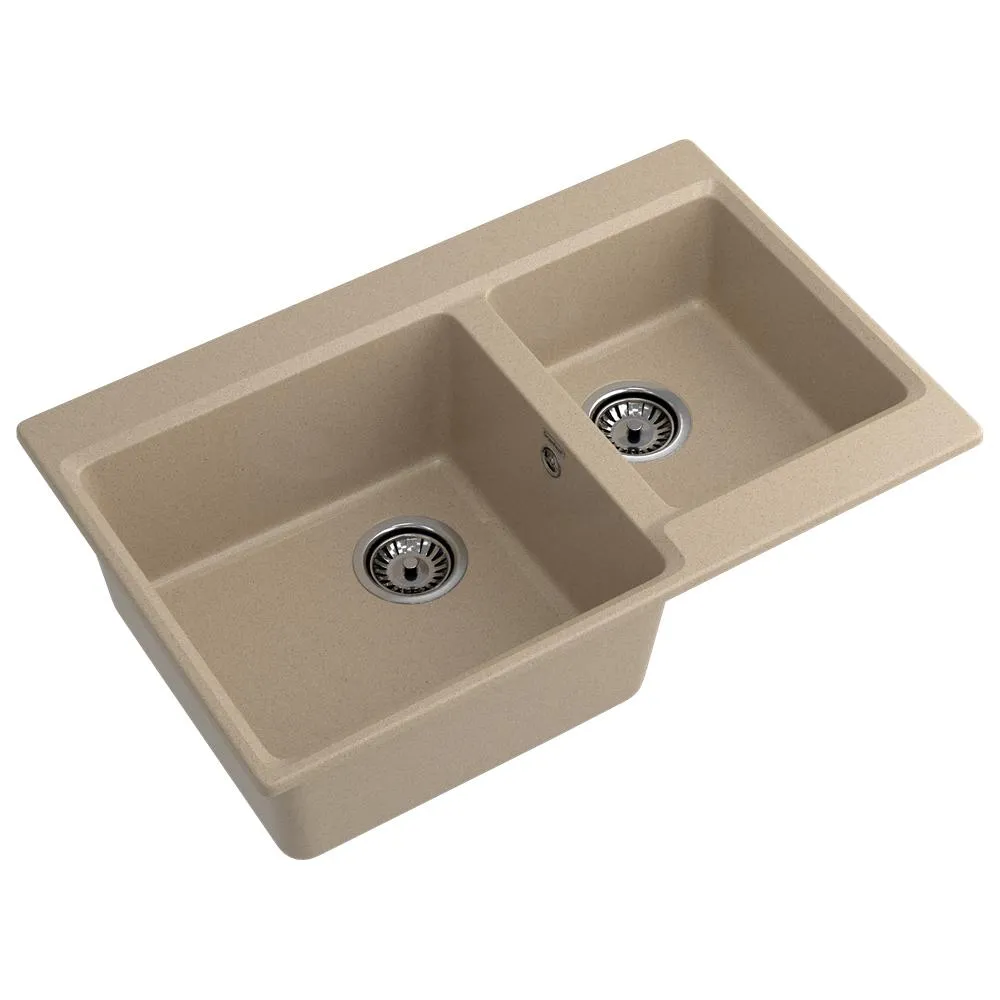 Кухонная мойка GranFest LEVEL 780K, песочный