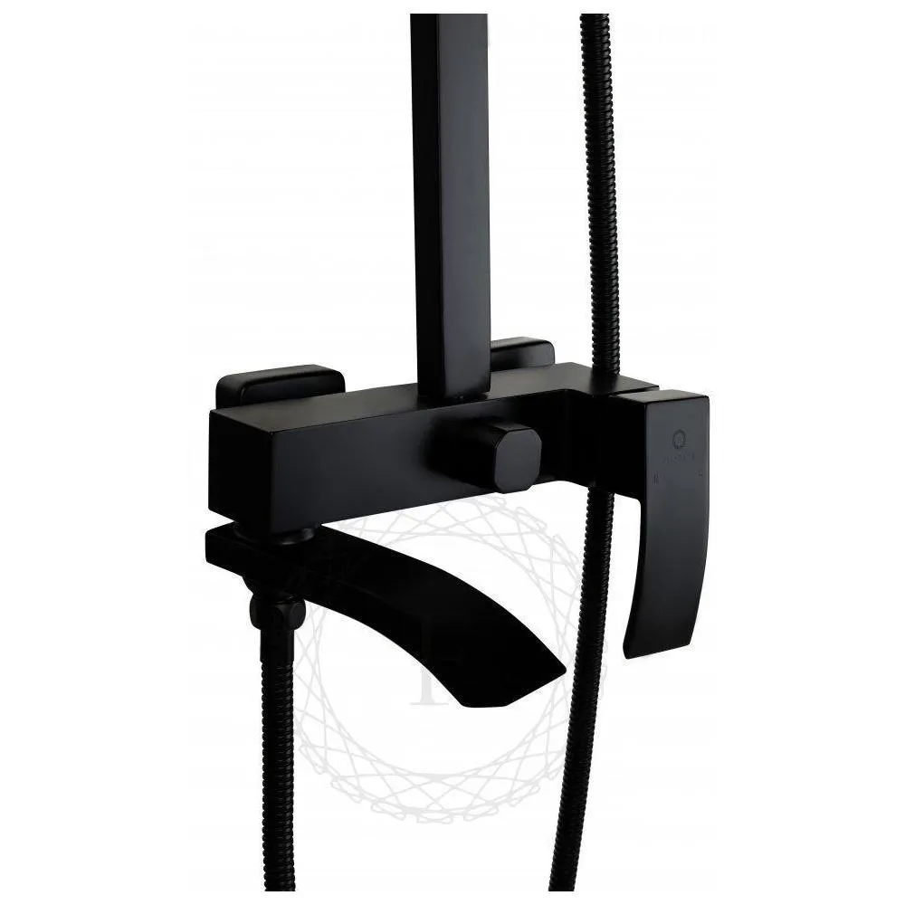 Душевая система FILARETE Waterfall FL2010BL, черный