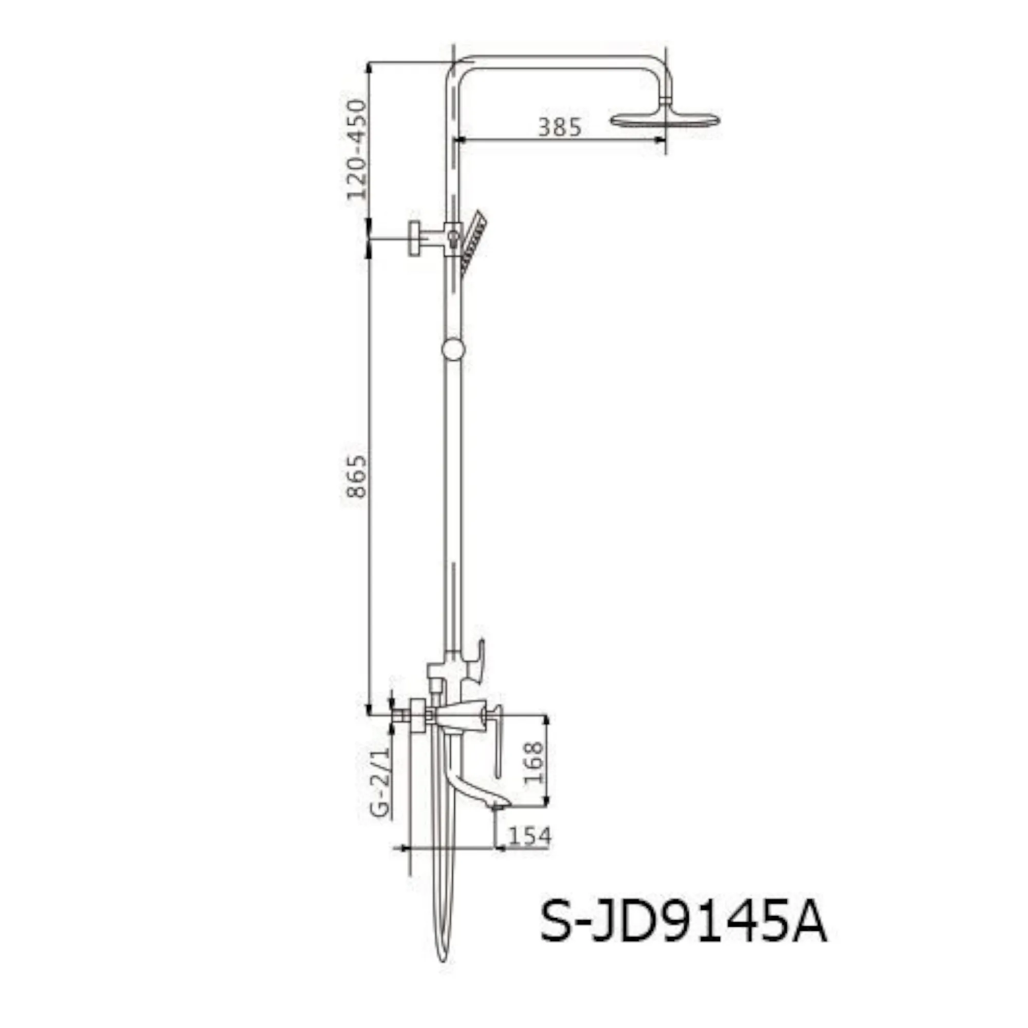 Душевая стойка Savol S-JD9145A