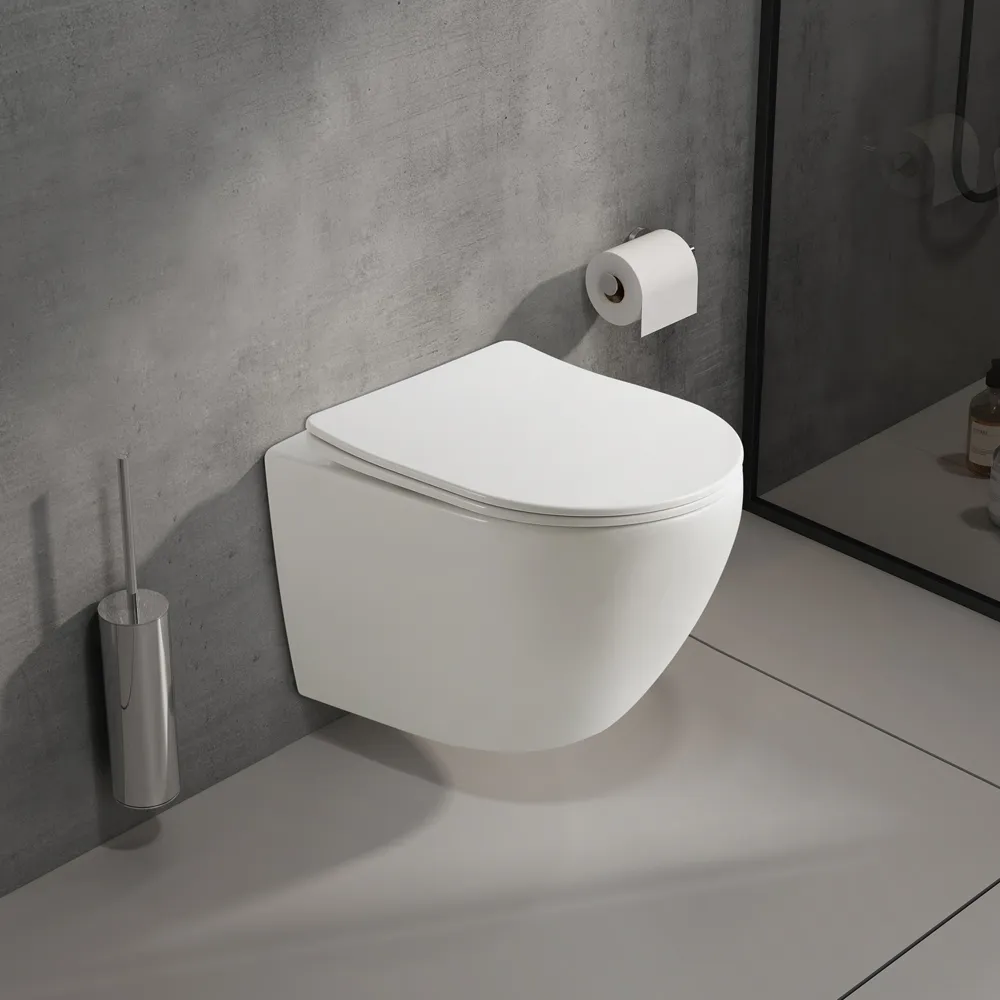 Унитаз подвесной WesnaArt NOVA TORNADO 214-NOV03, белый