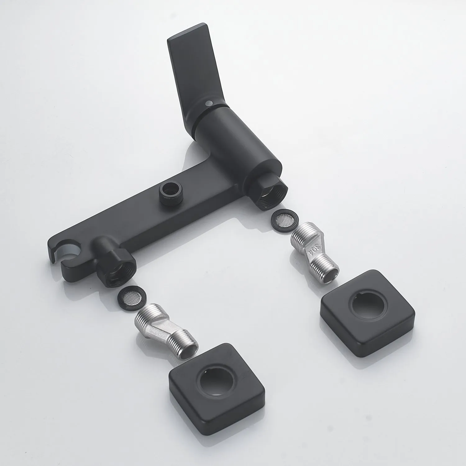 Гигиенический душ со смесителем Shevanik S4105H-1, черный