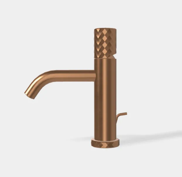 Смеситель для раковины Fima Carlo Frattini Spillo Tech,  X Collection, брашированная янтарная бронза (F3031TXSXZS)