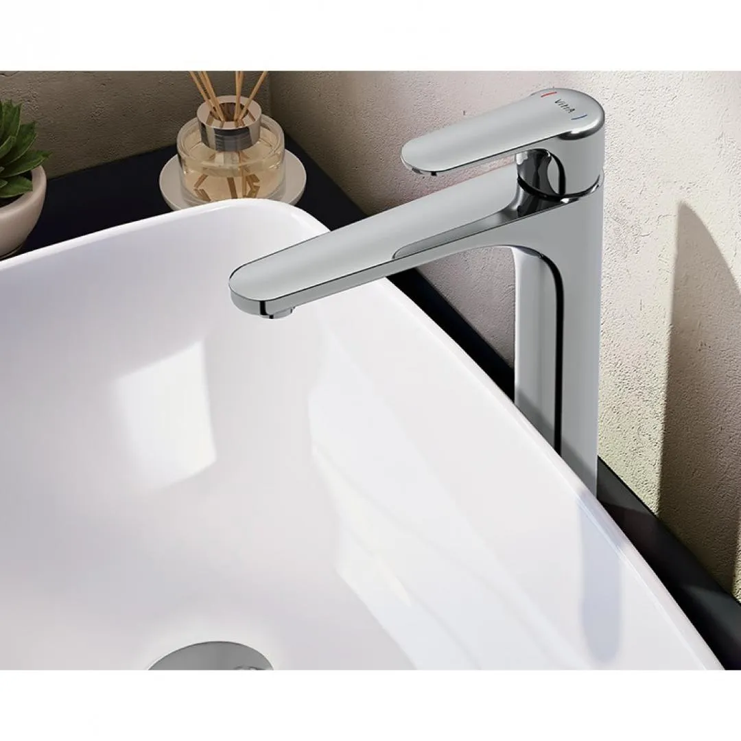 Смеситель для раковины-чаши VITRA Root Round, цвет хром, A42707EXP