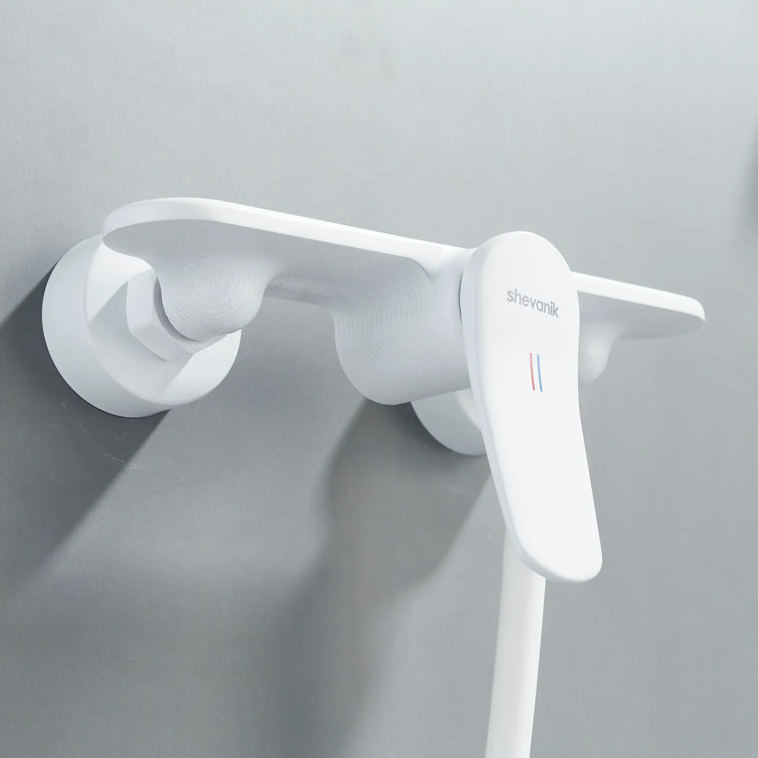 Смеситель для душа Shevanik S4716C, белый