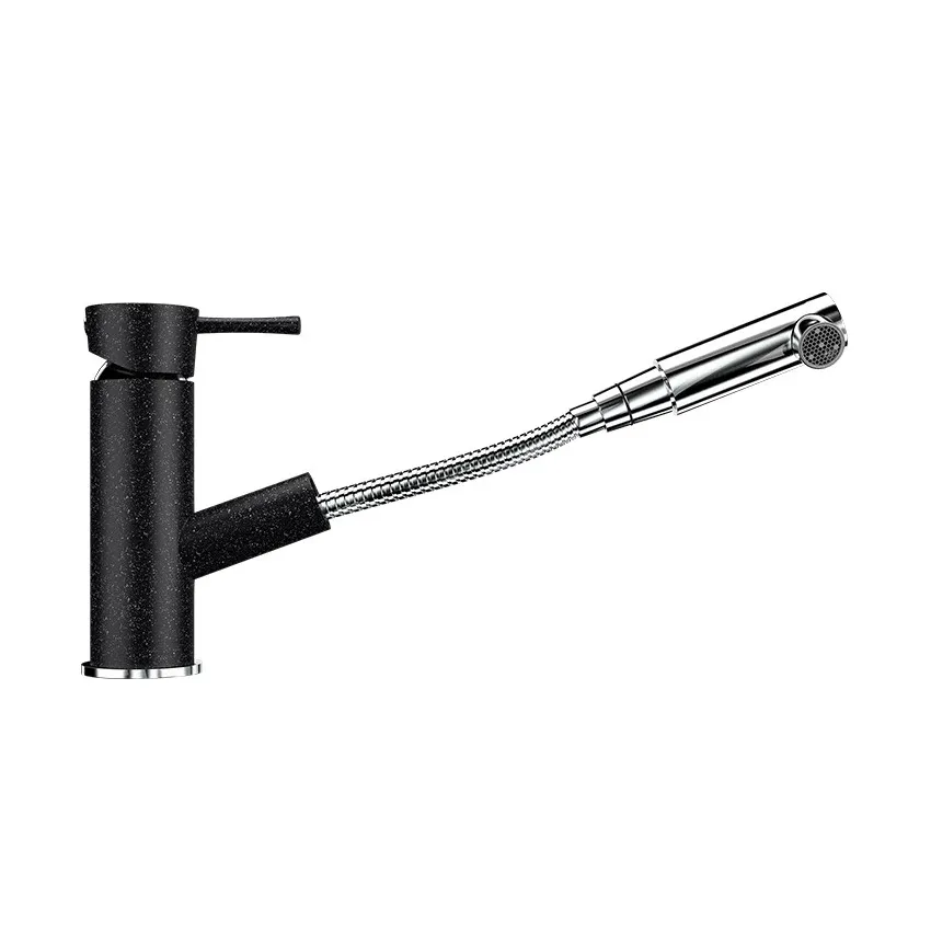 Смеситель для кухни Ulgran U-009-308, черный