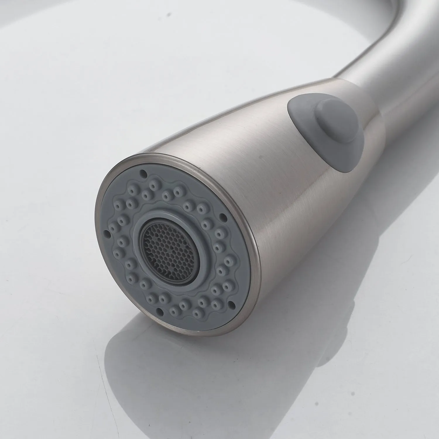 Смеситель для кухни с выдвижным изливом Raffine F213L, сатин