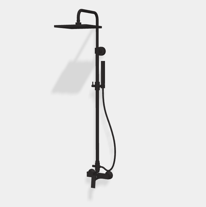 Душевая стойка Fima Carlo Frattini Shower column, черный матовый (F3385/2NS)