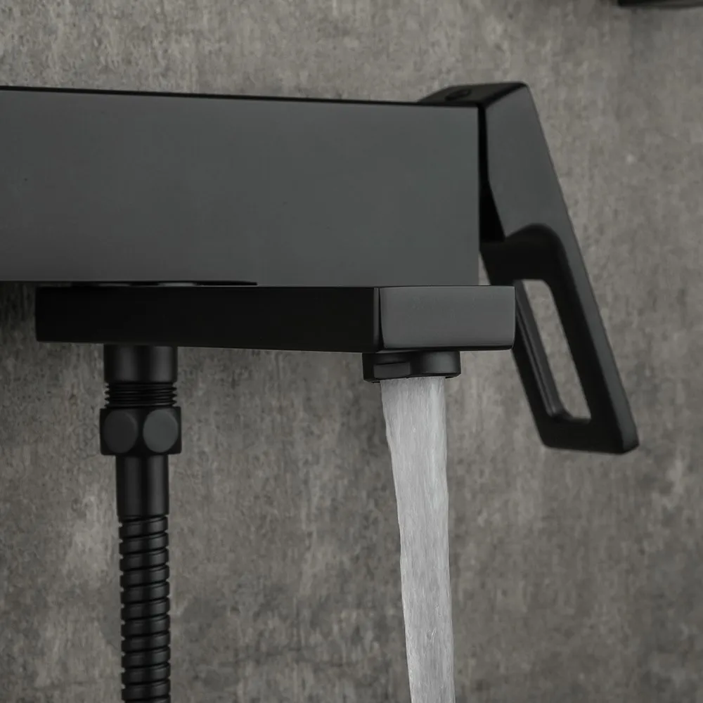 Смеситель для ванны GAPPO G3217-6, черный