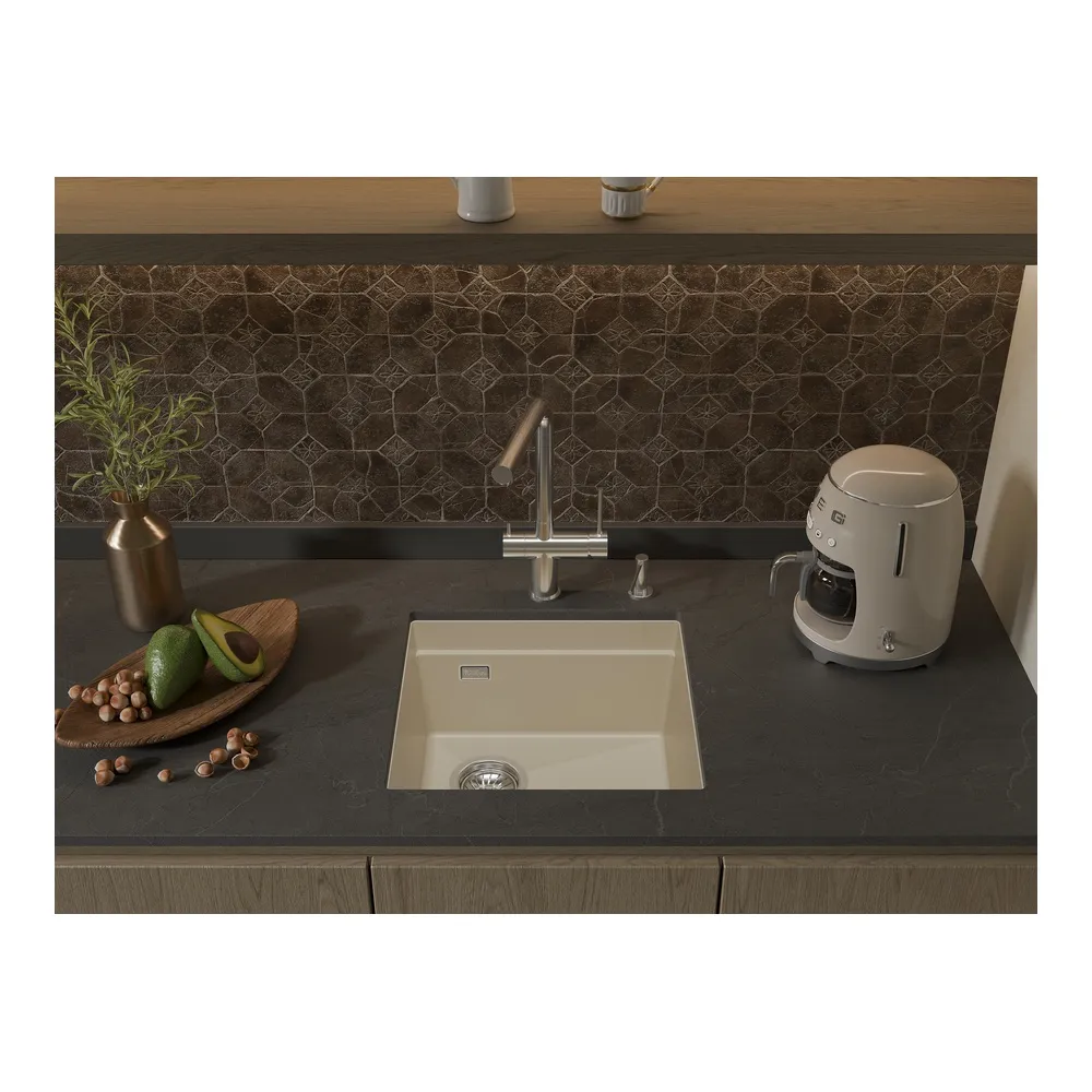 Кухонная мойка Rivelato LINO LN-454-L, темно-бежевый