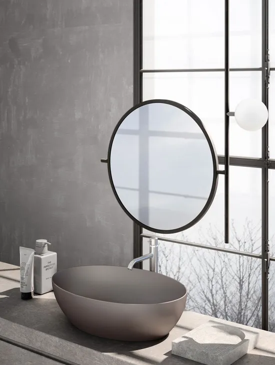 Раковина-чаша накладная GSI PURA 420 мм х 600 мм, без отверстия под смеситель, без перелива, белый глянцевый (884211)