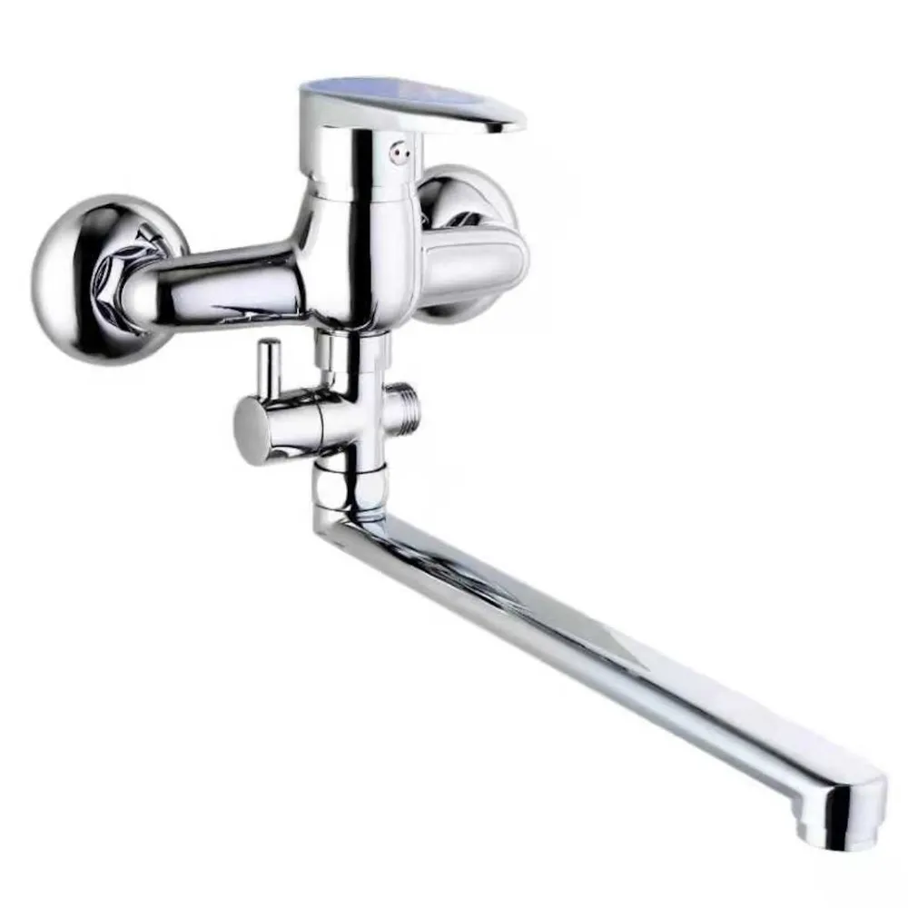 Смеситель для ванны FASHUN A2150BLUE, хром/синий