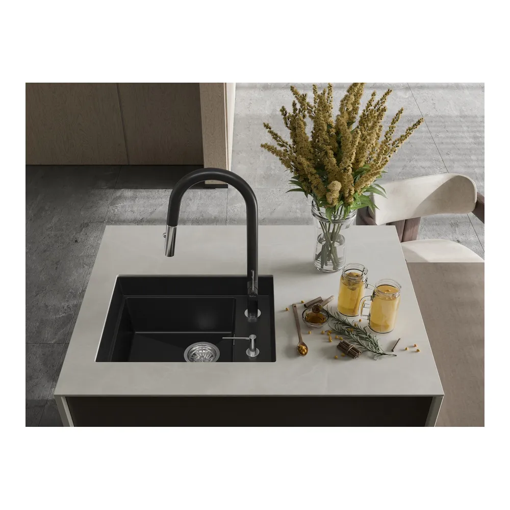 Кухонная мойка Rivelato NOBILE NB-544-R, черный