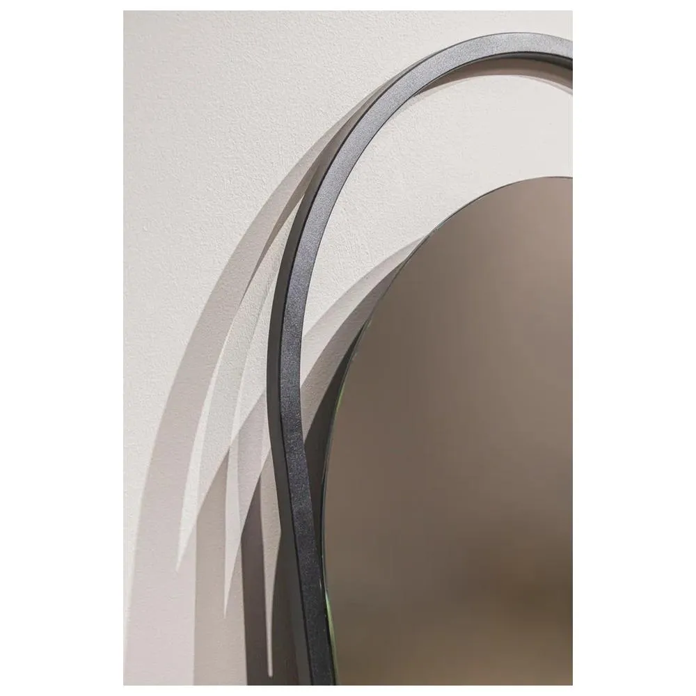 Зеркало Silver Mirrors Alba 500х1500 (металлическая рама, цвет черный)