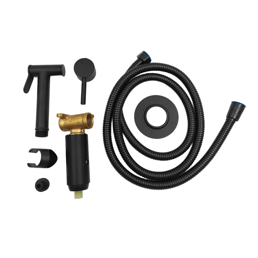 Гигиенический душ со смесителем Maretti Eleganza ENB30RV65, черный