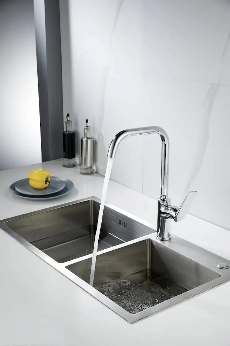 Смеситель для кухни Knotlor KN-61, хром