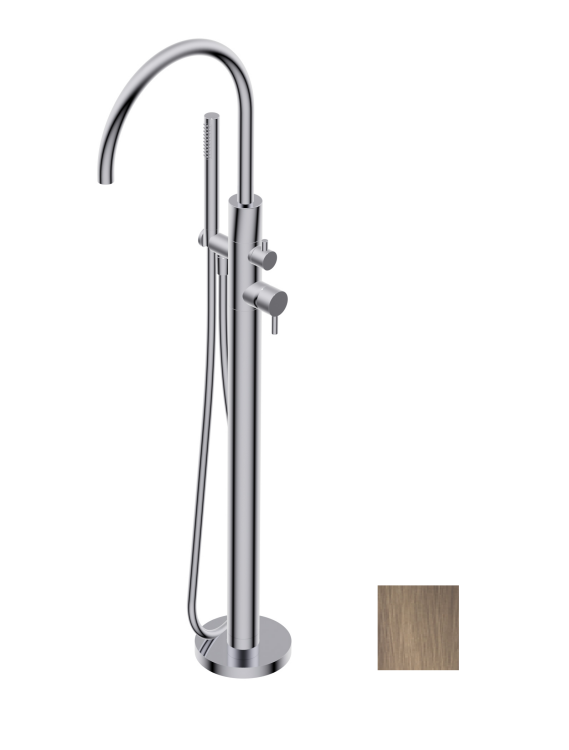 Смеситель для ванны и душа Ritmonio Diametro35 S, Brushed Dark Bronze (PR52DB202F34)